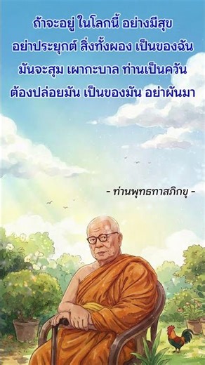 อยู่ในโลกนี้อย่างมีความสุข #ธรรมะ #ข้อคิด #เตือนสติ #shorts