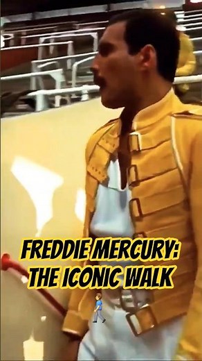 Freddie Mercury: The Iconic Walk 🚶‍♂️ Before Wembley 1986 | Queen Magic Tour