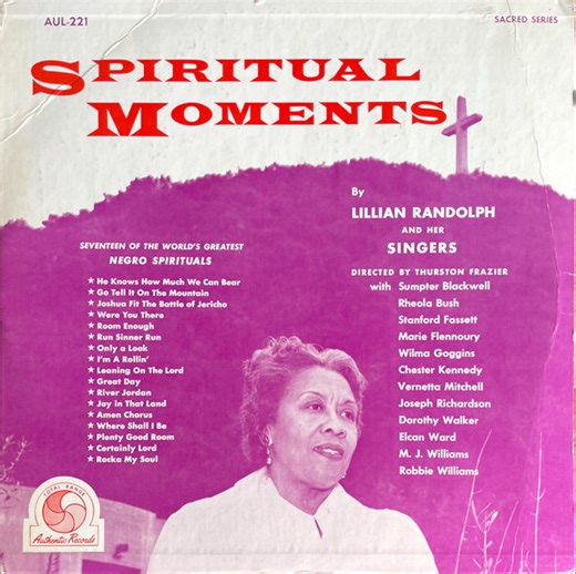 The Lillian Randolph Singers - Spiritual Moments