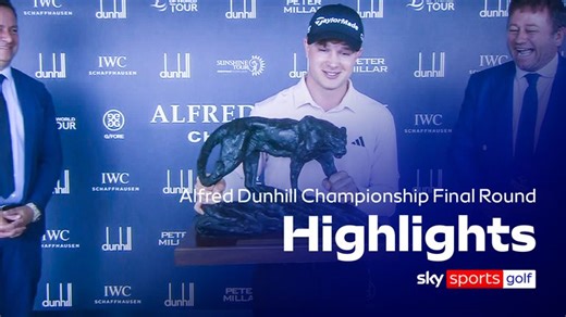 Alfred Dunhill Championship: Final Round highlights