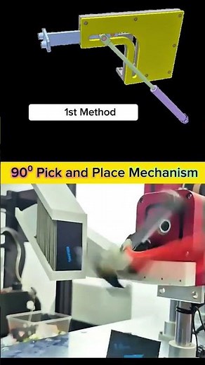 Compact 90° Pick-and-Place Mechanism: Single-Actuator Rotary Flip Gripper for Fast Automation (Demo)