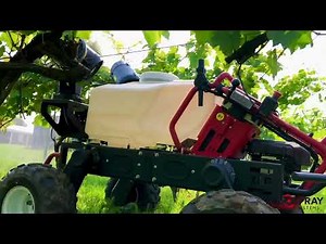 All Electric Robot Sprays a Vineyard Autonomously