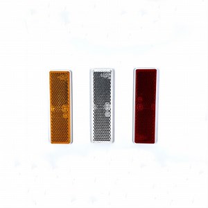 [Hot Item] Rectangular 94*27mm PMMA Plastic Reflex Reflective Reflector for Truck, Trailer