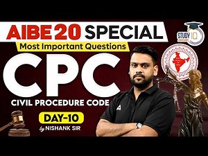 Most Important CPC MCQs for AIBE 20-Part 11 | Practice Questions by Nishank sir