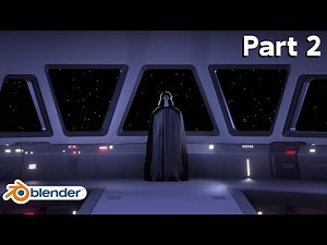 Star Destroyer Bridge - Part 2 (Blender Tutorial)