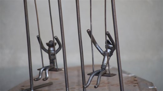 Amazing inventions! welding art | swing | balance