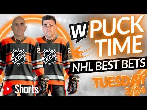 NHL Bets Tonight You CAN’T Miss! | Tuesday Picks, Predictions & Best Bets | PuckTime 3/24 📱
