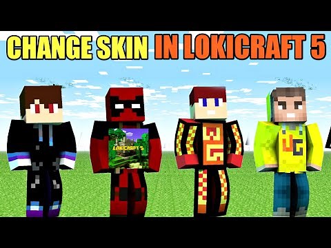 HOW TO CHANGE SKIN IN LOKICRAFT 5 🔥🔥 ll LOKICRAFT ll WHILAK GAMING