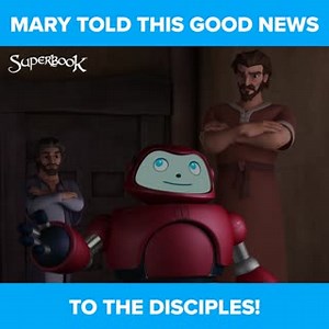 13K views · 3.4K reactions | The disciples rejoiced when Mary told them about what happened to Jesus! ✝️ For more Superbook episodes, join the CBN Animation Club! ➡️ https://go.cbn.com/uHuu | Superbook | Facebook