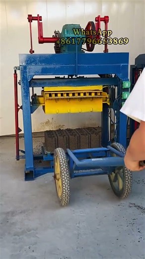 Paver Laying Brick Making Machine Building Hollow Concrete Cement Block Brick Machinery #mould