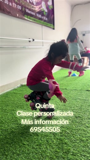 Clases personalizadas 😁😁 🛼🌞 Clases grupales de patinaje artístico – desde los 5 años en adelante 📍 Calle Zenón Salinas esq. Monteagudo, zona Hupermall – Cochabamba 📆 CURSO DE 9 HORAS ✔️ 9 clases de 1 hora 💸 Costo: Bs 80.- 📆 CURSO DE 12 HORAS ⏳ Duración: 4 semanas ✔️ 12 clases de 1 hora ✔️ 3 días a la semana 🕒 Horarios: • Martes: 3:30 – 4:30 • Viernes: 4:00 – 5:00 • Sábados: 1:30 – 2:30 💸 Costos : * 1 niñ@ - 9 horas : Bs 80.- • 1 niñ@ - 12 horas : Bs 100.- • 2 niñ@s - 12 horas: Bs 180.-