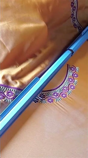 simple computer embroidery work#shortvideo #embroidery