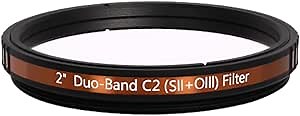 Askar Colour Magic C2 Duo-Band Filter S-II O-III,2 Inch Narrowband Nebula Filter Astrophotography Astronomy Filters for One-Shot Color Cameras,Increase Contrast and Reduce Light Pollution