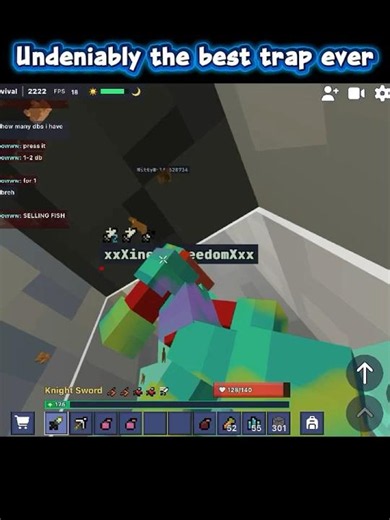 Godly trap! #bloxd #bloxdio