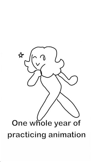 One year of animation progress 😋✌️