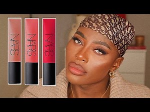 NARS AIR MATTE LIP COLOUR TRY ON! (ALL 10 SHADES) |ThePlasticboy