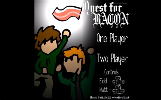 【Edd本人制作的小游戏 "培根争夺战" 全流程演示】Quest for Bacon (2006)