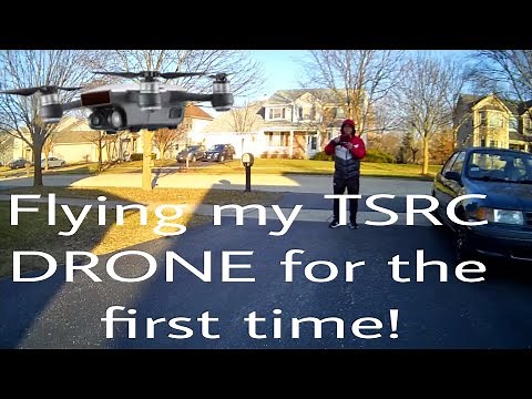 "First time flying my TSRC DRONE Q8"