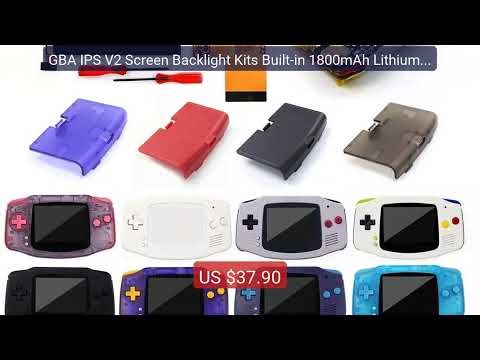 GBA IPS V2 Screen Backlight Kits Built-in 1800mAh Lithium B... — Top Pick 2026 | Unbeatable Price!