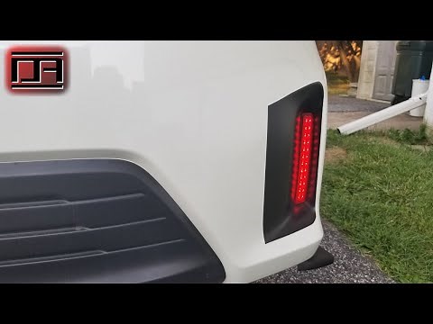 Rear Reflectors with Driving & Brake Light LEDs Install (Scion tC2.5)