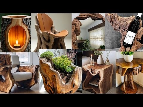 Impressive Wood Log Furniture Ideas for your Home and patio Decor.