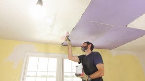 3.6K views · 33 reactions | Plaster ceiling repair tips...if you're remodeling a bathroom and need help, join our Platinum Membership and make your project easier with over 240 step-by-step tutorials at https://homerepairtutor.com/platinum-membership/ | Home Repair Tutor | Facebook