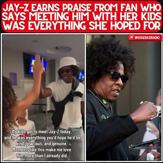JAY-Z PRAISED AS 'KIND, GRACIOUS, AND GENUINE' AFTER SURPRISE MEET-AND-GREET WITH FAN'S KIDS!