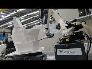 Hybrid Robotic Foam Hotwire Sculpting and Machining. The Evolution of pattern making!