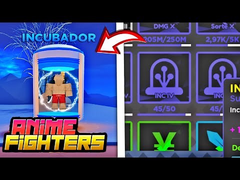 NOVO BUG!! COMO MAXIMIZAR A INCUBADORA MUITO FÁCIL NO ANIME FIGHTERS SIMULATOR! - Roblox