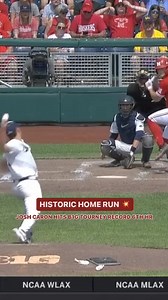Josh Caron just made #B1Gbaseball tourney history. 💪 | Big Ten Network
