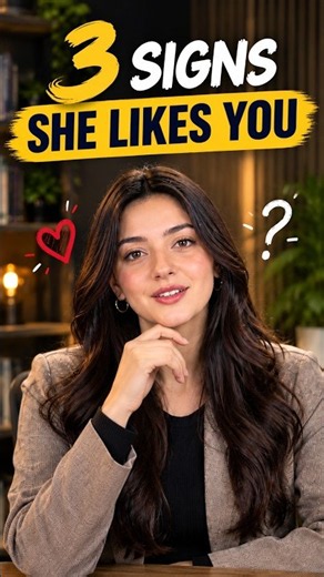 3 Signs She Secretly Likes You Psychology #shorts 1080p