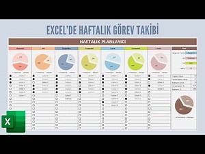 Creating a Weekly Planner in Excel | Task Tracking Template