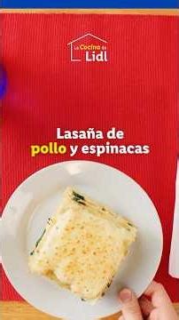 Receta de lasaña de pollo y espinacas 🍗🥬 #shorts