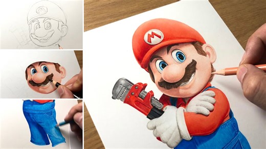 The super Mario art technique that brings a classic to life