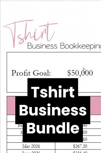 T-Shirt Business Template Bundle, Inventory Tracker, Orders Google Sheets Excel Spreadsheet Template