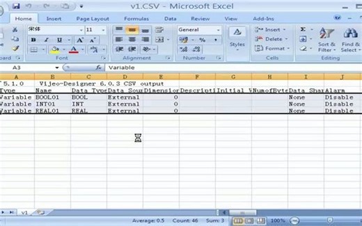 Vijeo Deigner如何导入与导出变量？