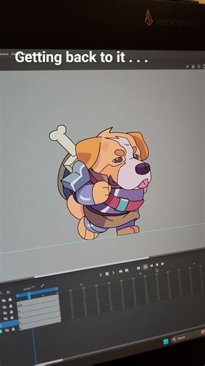 Getting Back to Indie Game Development with Character Animations #indiedev