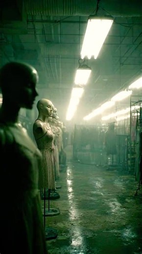 They Don’t Blink… Until You Do #scary #horror #shorts #Automatonophobia #mannequin