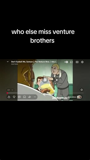 Let train for the osi. I still don't like dean for what he did #theventurebros #adultswim #cartoon