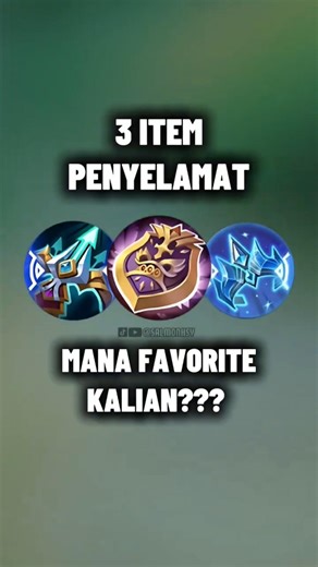 MANA ITEM PENYELAMAT FAVORIT KALIAN???