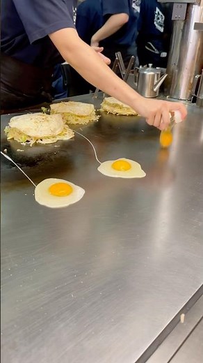 Gorgeous Hiroshima-style okonomiyaki