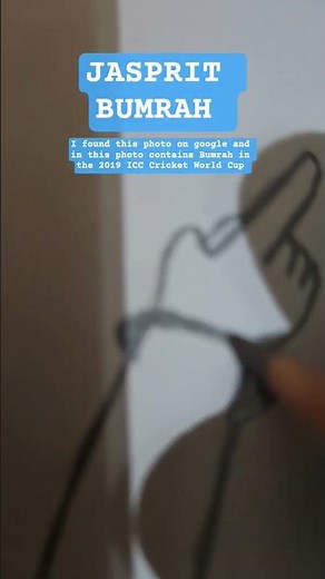 Jasprit Bumrah 2019 CWC Drawing ‪@JaspritBumrah1993‬ #bumrah