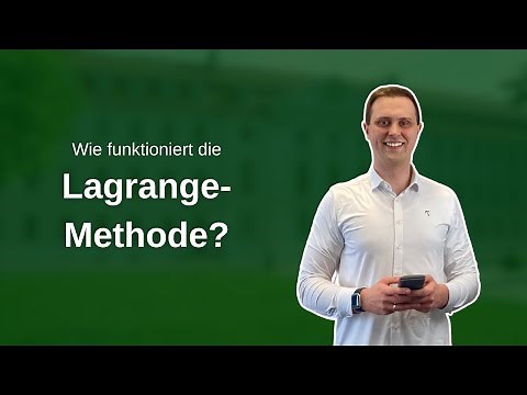 Lagrange-Methode einfach erklärt | Grundlagen der Mathematik