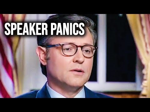 Republican House Speaker FLEES In Panic Over Epstein Files With Sudden Cancellation