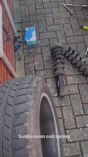 Suspension coil spring replacement #suspension