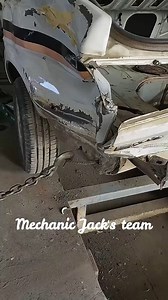Restoration back end crashed #mechanic #mechanicjack #restoration #Backend #crashed ##oldschool #craftsmanship #panelbeater | Mechanic Jack's team