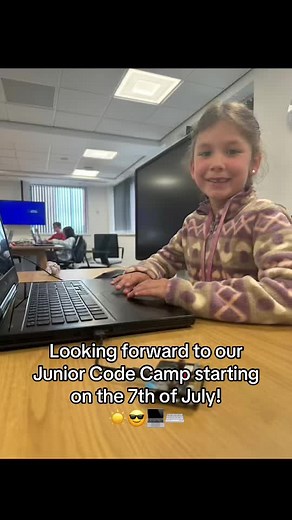 Book your place now! #codeclock #summerschool #belfast #codecamp #codeni #timetocode #codinginbelfast #fyp #foryoupagе
