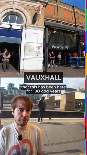 Tom on Instagram: "A station that inspired the word for station? Not quite, but certainly a station that inspired a story about a station that inspired the word for station. Simple. I’m reviewing ALL the mainline stations in and around London - if it’s on the tube and rail map, it’s in this series. #london #vauxhall #railway #etymology #exploring"