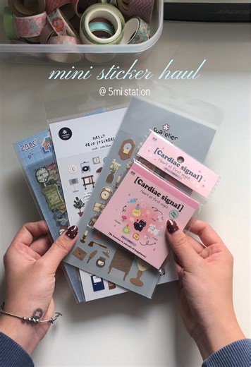 Mini Sticker Haul at 5Mi Station