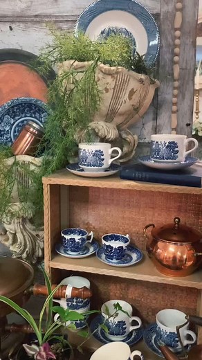 We added a great collection of willow dishes today! | Bird's Nest Gifts & Antiques